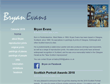 Tablet Screenshot of bryanevans.com